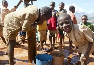 Borehole water supply in Zimbabwe image