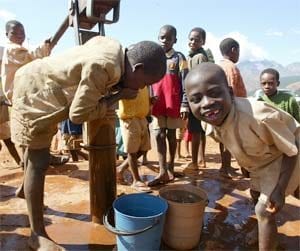 Borehole water supply in Zimbabwe image