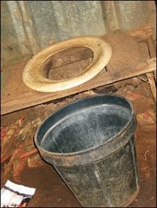 bucket toilet image