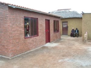 Picture of completed house in Sokhulumi Village