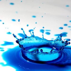 blue drop water