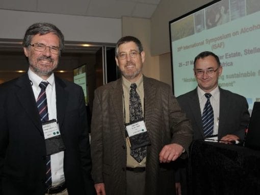 conference speakers and organiser pictured together