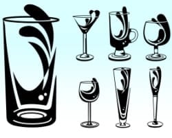 beverage glasses image