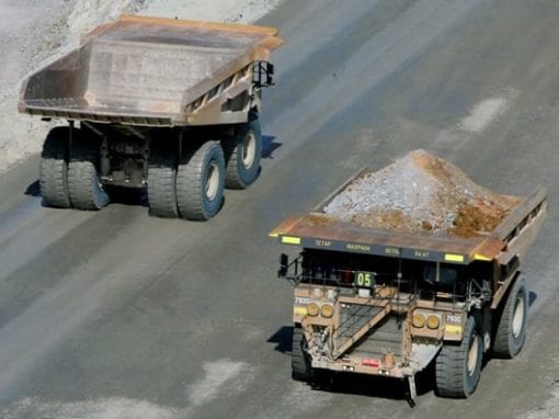 240-tonne-capacity haul trucks image