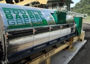 The addition of the Green System to any Double Barrel mixer allows warm mix production