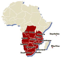 SADC map image