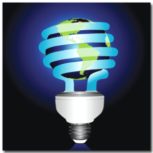 Globe lightbulb image