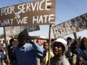 Service delivery protest image