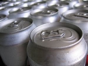 Beverage cans image