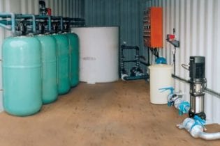 Containerised drinking water plants image