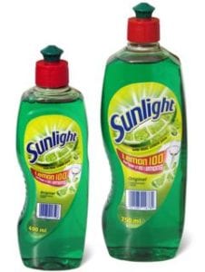 Sunlight Dishwash bottles image