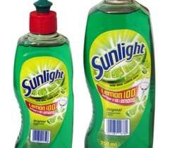 Sunlight Dishwash bottles image