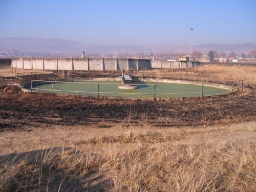 Mpophomeni sewage treatment works image