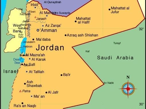 Jordan map image