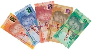 South African money image