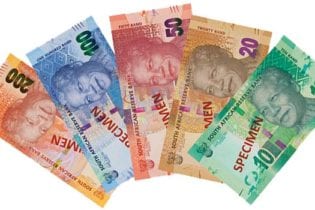 South African money image