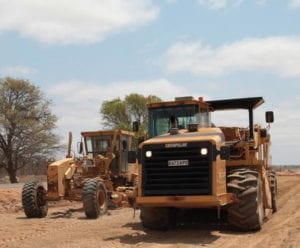 Cat roadworks machine image