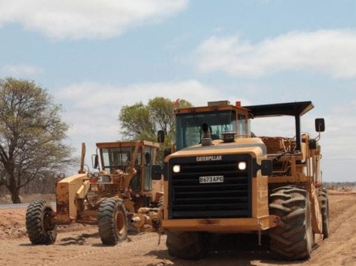 Cat roadworks machine image