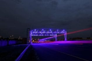 E-toll gantry image