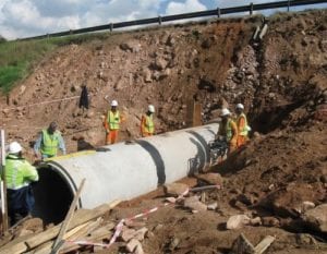 Stormwater concrete piping image