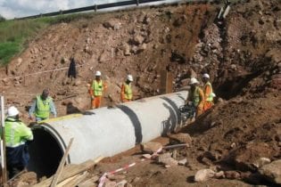 Stormwater concrete piping image