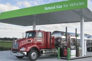 Natural gas station image