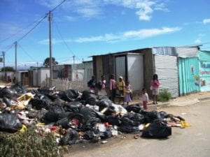 Refuse on street image
