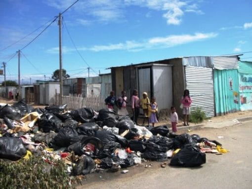 Refuse on street image