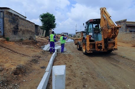 Diepsloot road works