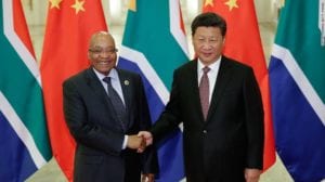 President's Xi Jinping and Jacob Zuma