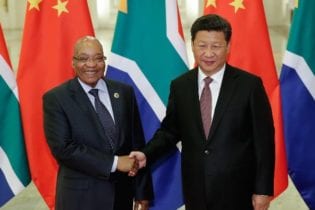 President's Xi Jinping and Jacob Zuma