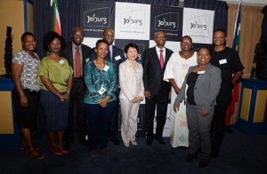 Officials of the Development Bank of Southern Africa, United Nations Environment Programme, C40, CSIR, Johannesburg Development Agency (JDA) and other City entities