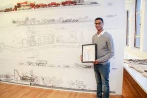 Clint Abrahams of the University of Cape Town (UCT) won third prize in his region in this year’s Corobrik Architectural Student of the Year Awards for his thesis entitled ‘High Streets: Constructing the public realm in low income areas’.
