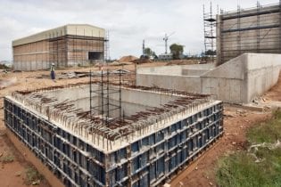 Sebenza Substation under construction