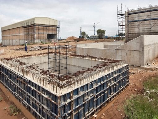 Sebenza Substation under construction