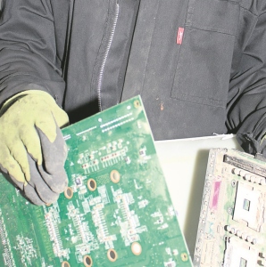 E-waste requires highly specialised handling procedures due to the hazardous or otherwise high-value nature of some components