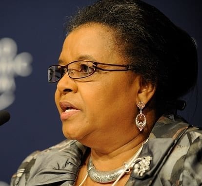 Minister of Environmental Affairs, Dr Edna Molewa