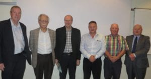 SAPPMA board members (from L - R): Brett Kimber, Jan Venter (SAPPMA CEO), Terence Hobson, Steve du Toit, Wally van Coller and Bernhard Mahl (Chairman).
