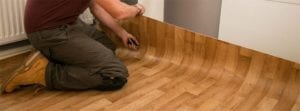 Vinyl flooring.