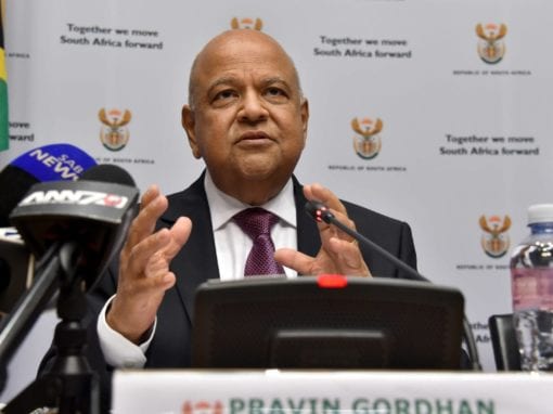 Finance Minister Pravin Gordhan during the 2017 Budget media briefing held at Imbizo Centre in Cape Town.23/02/2017 Kopano Tlape GCIS