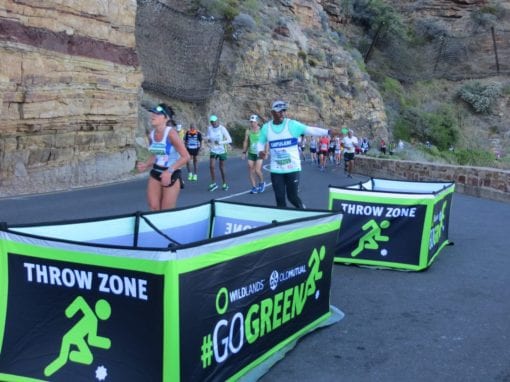 Clean-up crews were hard at work at the 2017 Two Oceans Marathon in Cape Town.