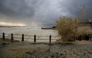 Recent storms which hit the City of Cape Town has contributed very little to the city's water storage. Photo: Reuters / Mike Hutchings