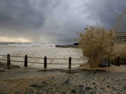 Recent storms which hit the City of Cape Town has contributed very little to the city's water storage. Photo: Reuters / Mike Hutchings