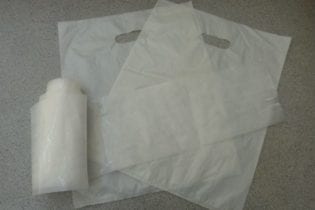 Biodegradable plastic bags. Picture: CSIR