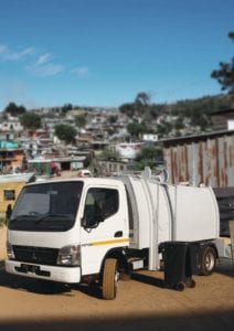 Skip Traders new mini waste collection vehicle 