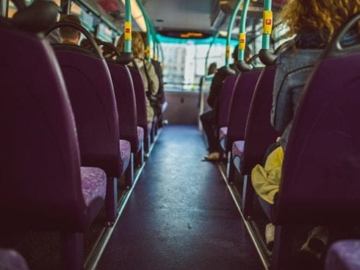 Commuters in the bus