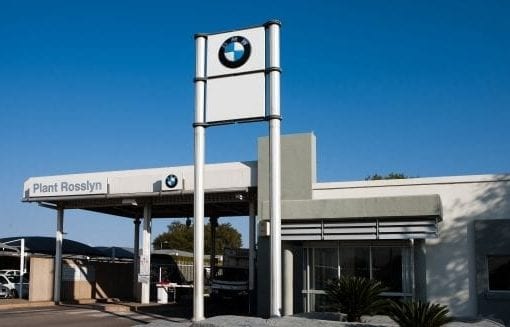 BMW plant in Rosslyn