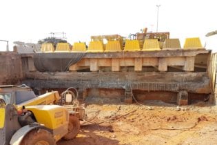 Hydrodemolition technology used in JHB bridge rehab project