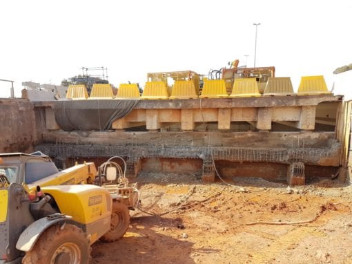 Hydrodemolition technology used in JHB bridge rehab project