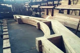 Timber beams - Photo : RSB Beams